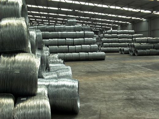 Galvanizli Tel Stok Sahası