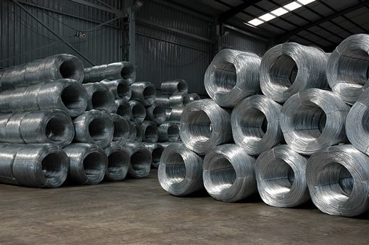 Galvanizli Tel Stok Sahası